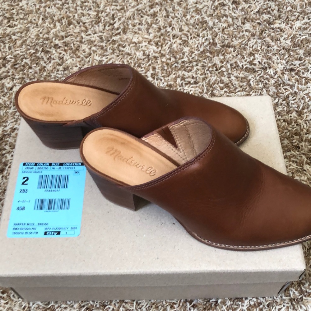 Madewell Harper Mule Size7.5